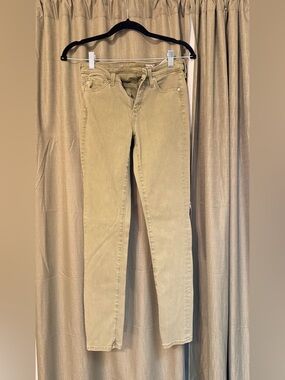 AG Adriano Goldschmied Skinny Jeans in Light Green